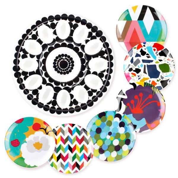 french bull Foli Egg Platter & Plates Set Collection