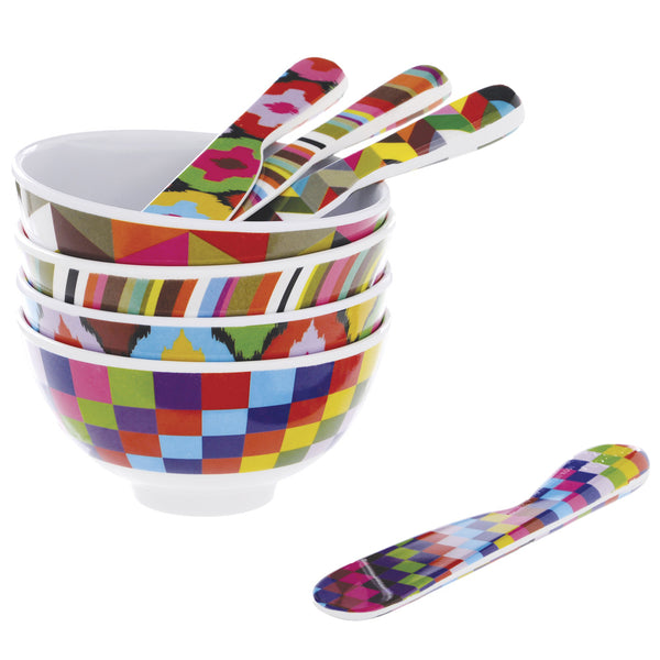 French Bull Graphic Bowl Set Mini Bowl Set