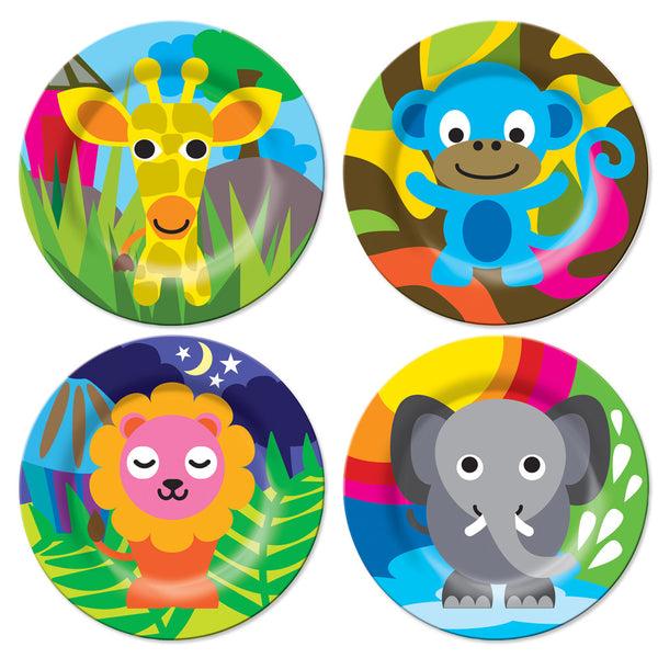 French Bull Jungle Kids Plate Set Kids Plate Set