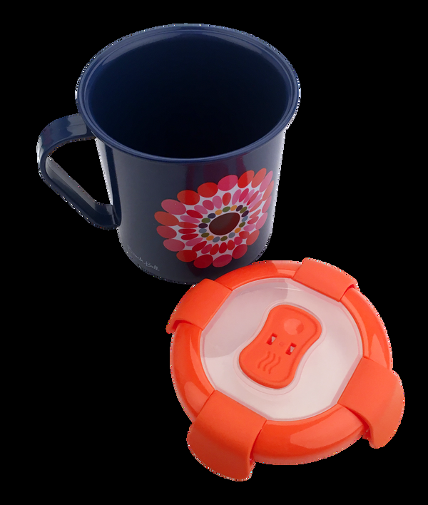 French Bull Mandala Beady 23oz Soup Mug