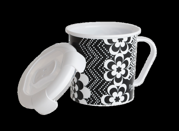 French Bull Mosaic B&W 23oz Soup Mug
