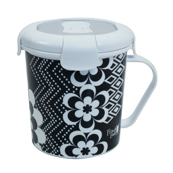 french bull Mosaic B&W 23oz Soup Mug