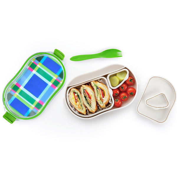 French Bull Multiplaid Pack & Snack Lunch Box