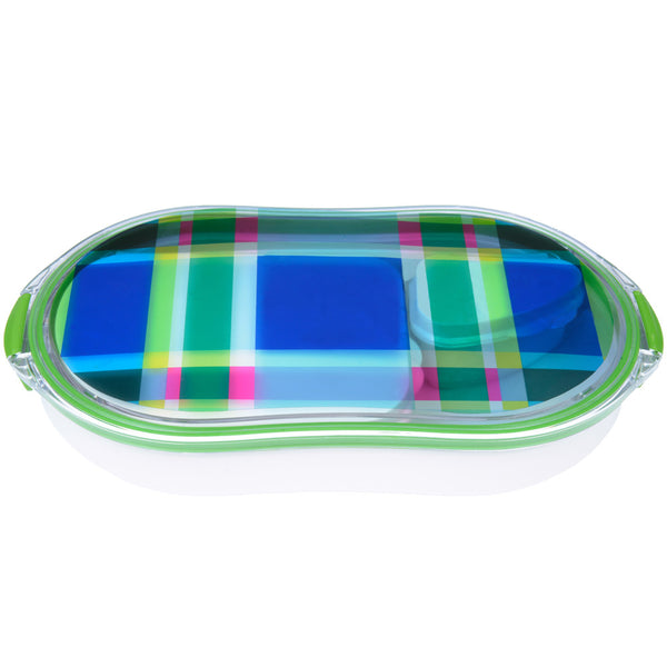 french bull Multiplaid Pack & Snack Lunch Box