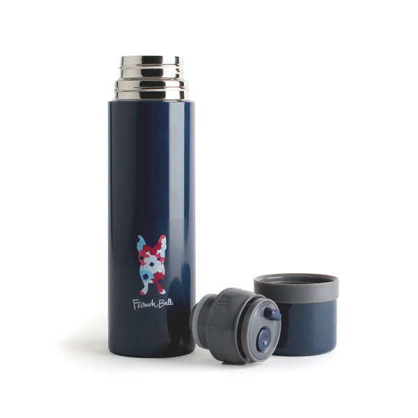 French Bull Navy 17oz Flask