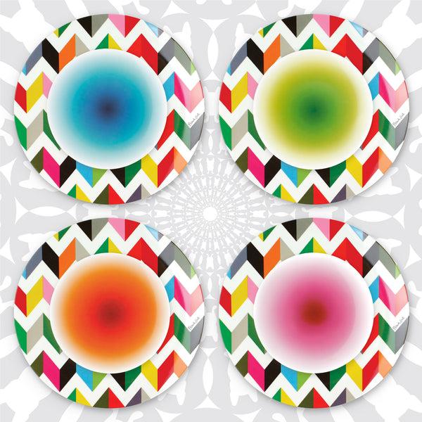 French Bull Ombre 7" Plate Set Appetizer Plate