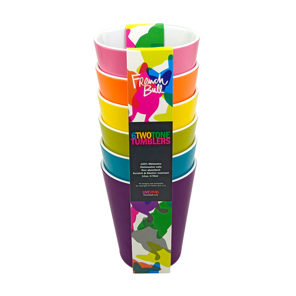 French Bull Rainbow 16oz Tumbler Set
