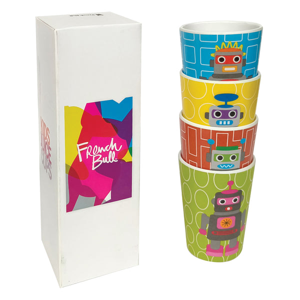 French Bull Robot Kids Juice Cup Set Juice Cup Set