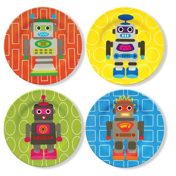 French Bull Robot Kids Plate Set Kids Plate Set