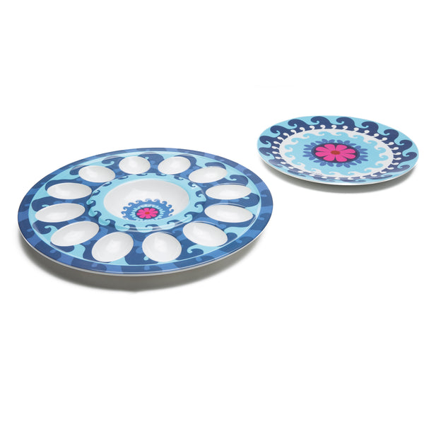 French Bull Sus 12" Egg Platter Egg Tray