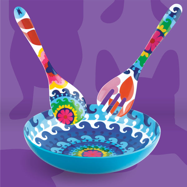 French Bull Sus 13" Server Set Salad Servers