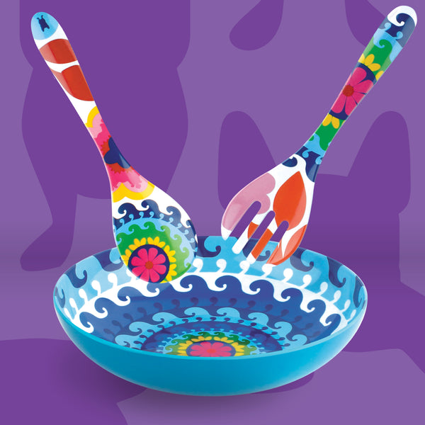 French Bull Sus Serving Bowl & Server Set Collection