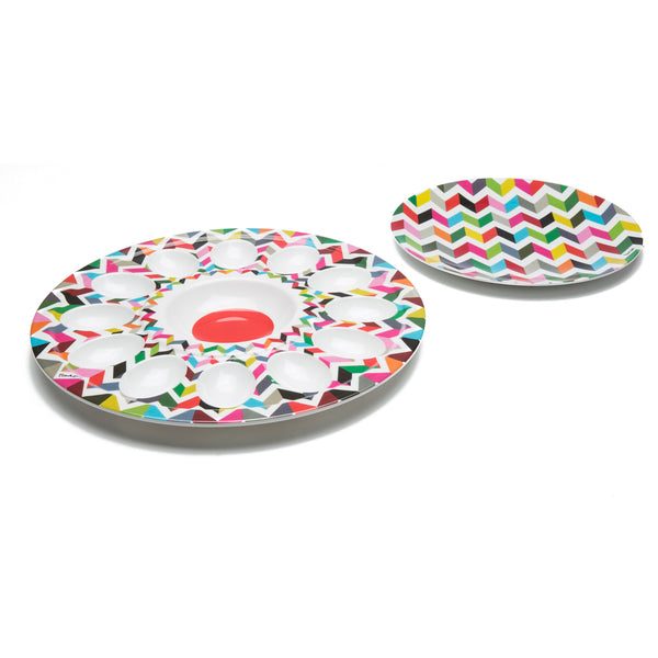 French Bull Ziggy 12" Egg Platter Egg Tray