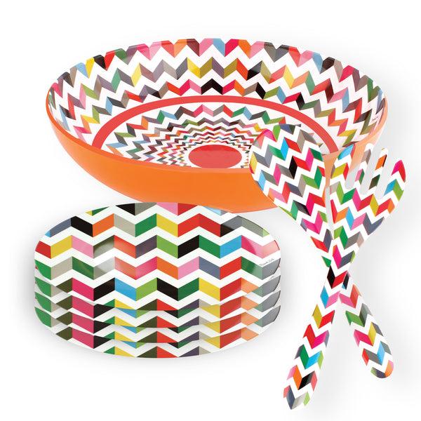 French Bull Ziggy 9" Plate Set Salad Plate