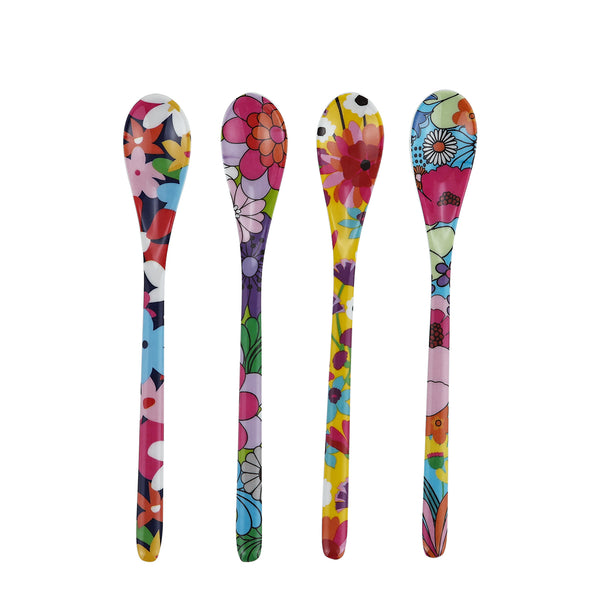french bull Garden Floral 7" Dessert Spoon Set Dessert Spoon