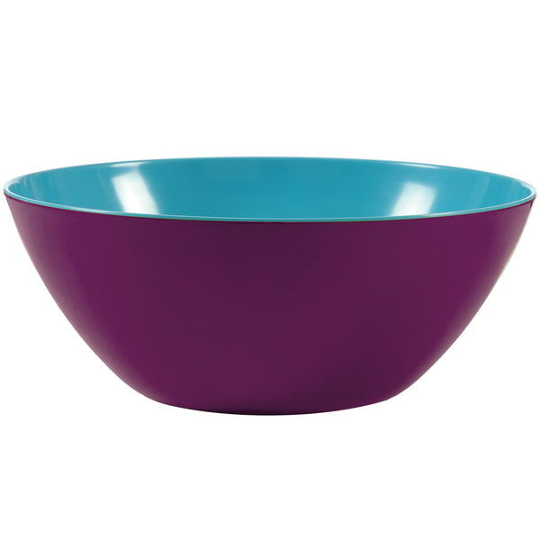 french bull Grape/Turquoise Two Tone Large Bowl Two Tone Salad Bowl