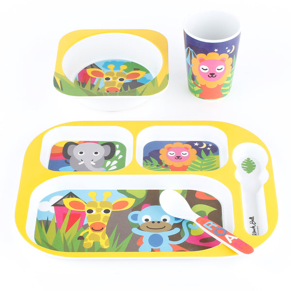 French Bull Jungle Everyday Kids Set Kids Everyday Tray