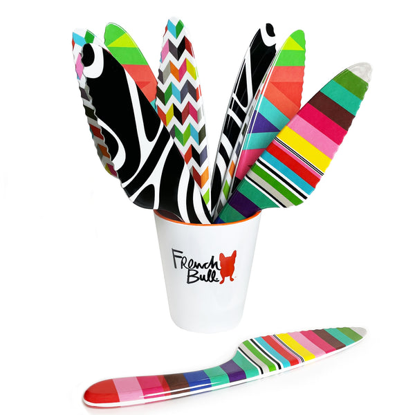 french bull Multi 9pcs Cake Knife Set with Vessel Vessel