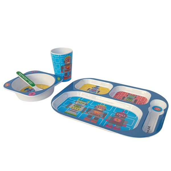 French Bull Robot Everyday Kids Set Kids Everyday Tray
