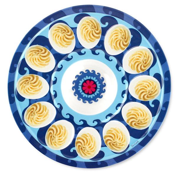 French Bull Sus Egg Platter & Bindi Bowl Set Collection