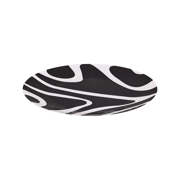 French Bull Zee B&W 15.5" Round Platter Round Platter