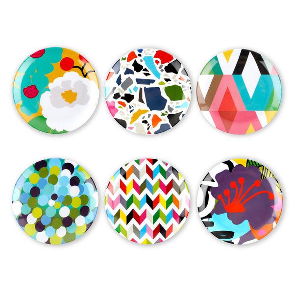 French Bull Ziggy Egg Platter & Plates Set Collection