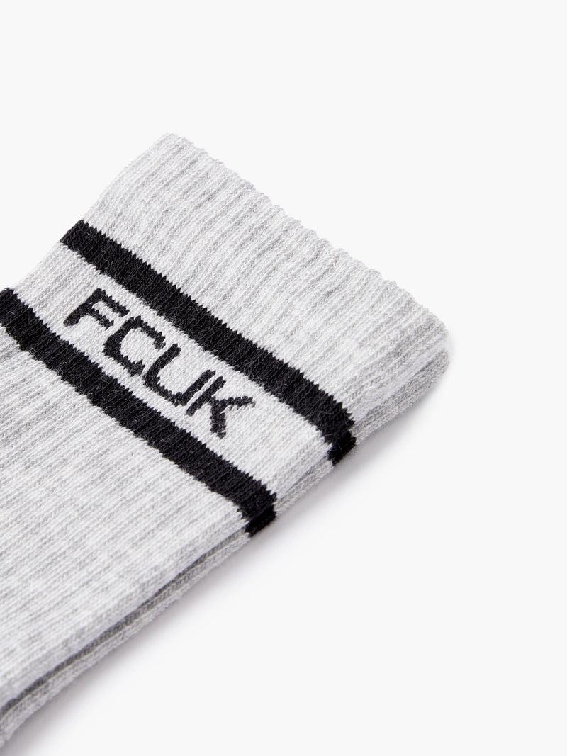 French Connection 3 Pack FCUK Sports Stripe Socks Multi 2
