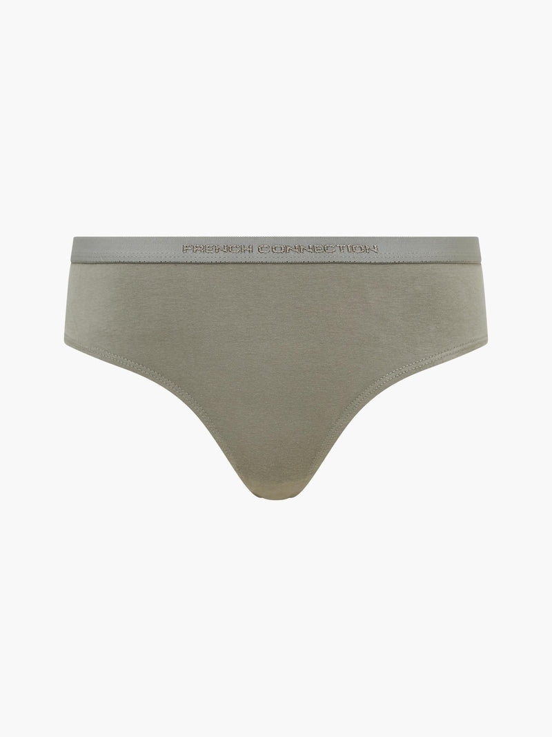 French Connection 3 Pack French Connection Thongs Blue Tempest/Grey Excalibor/Shadow Mint