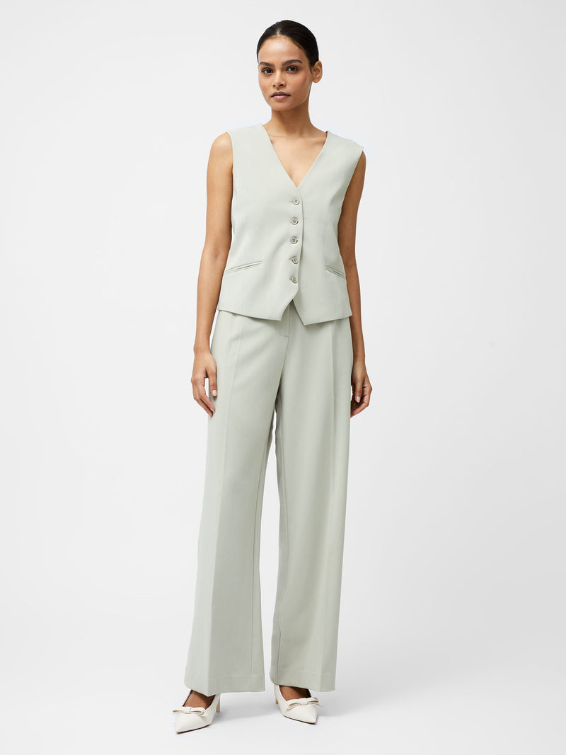 French Connection Angie Tailored Waistcoat Pistachio Green