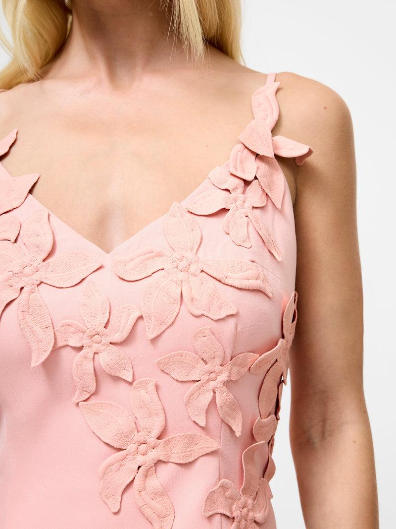 French Connection Antalaya Darcie Crepe Mini Dress Cotton Candy