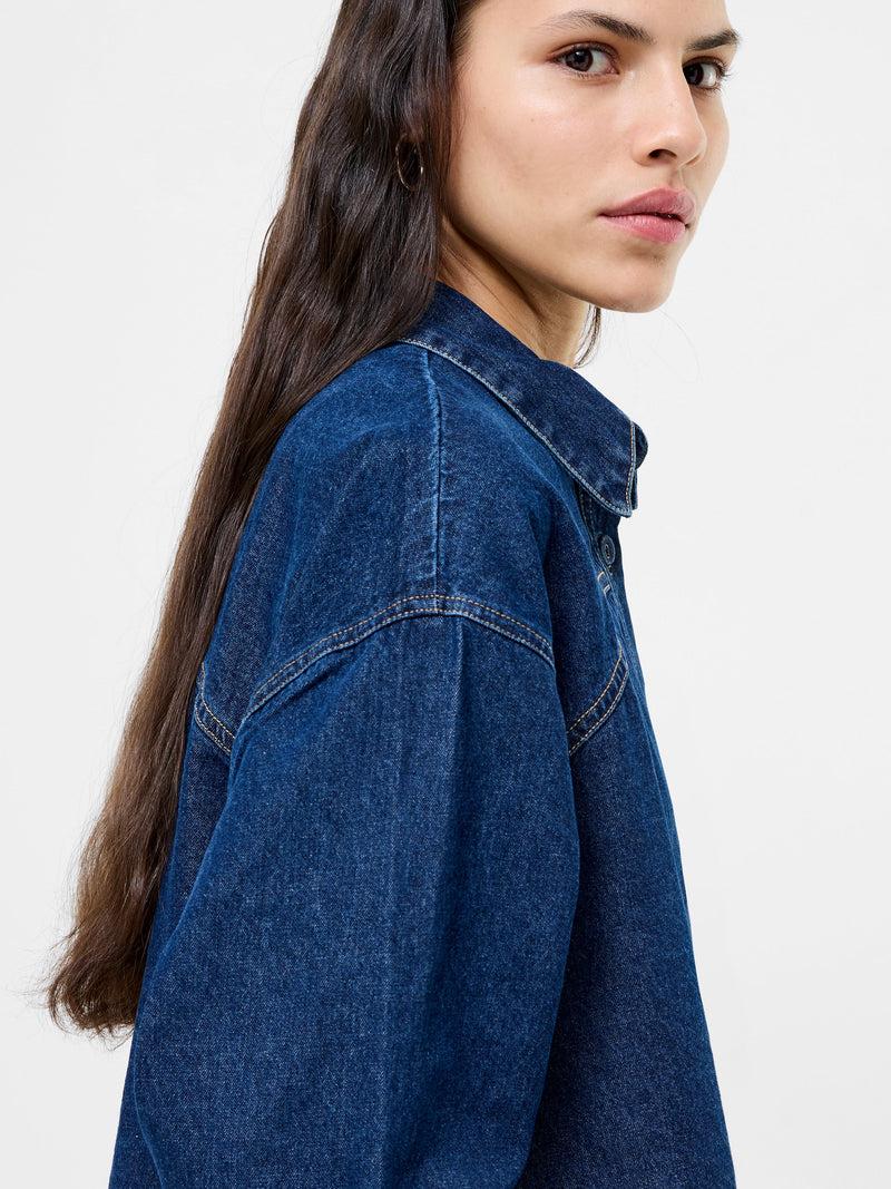 French Connection Archie Denim Cropped Shirt Archie Denim
