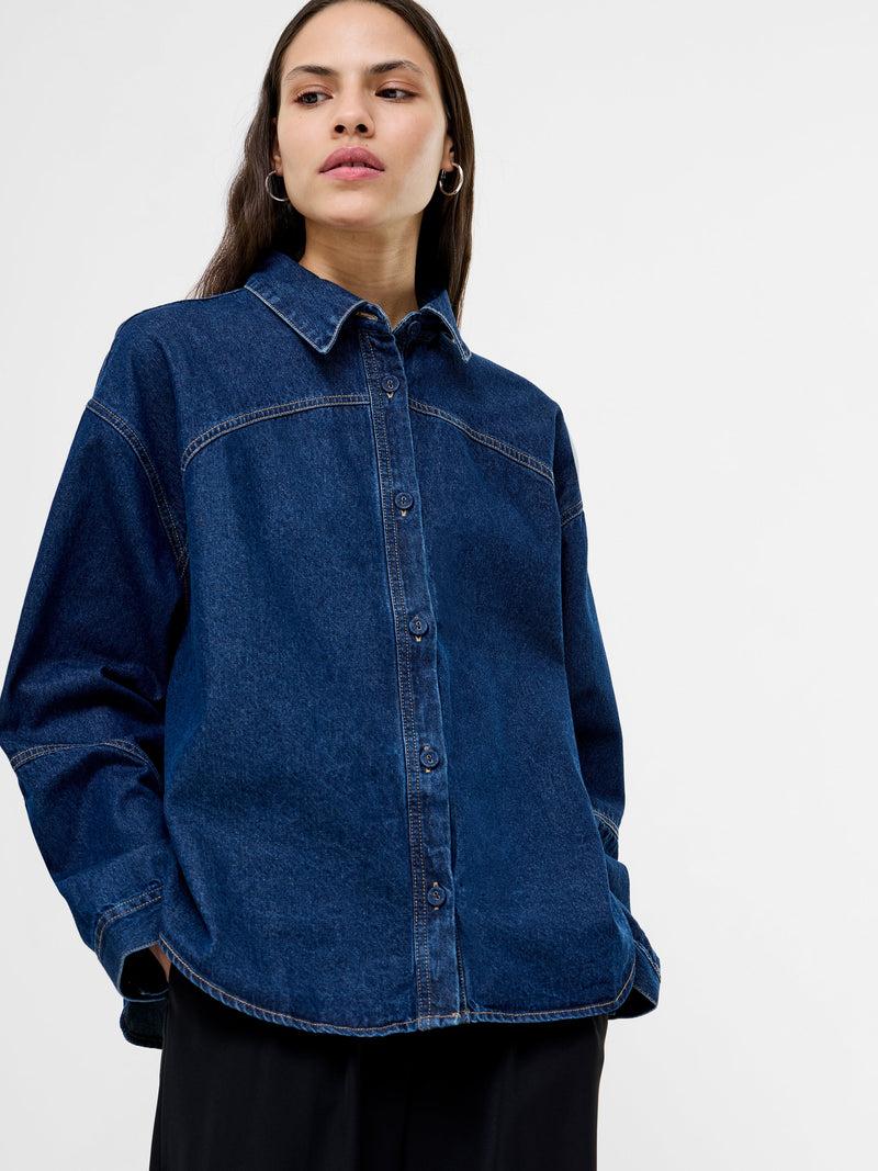 french connection Archie Denim Cropped Shirt Archie Denim