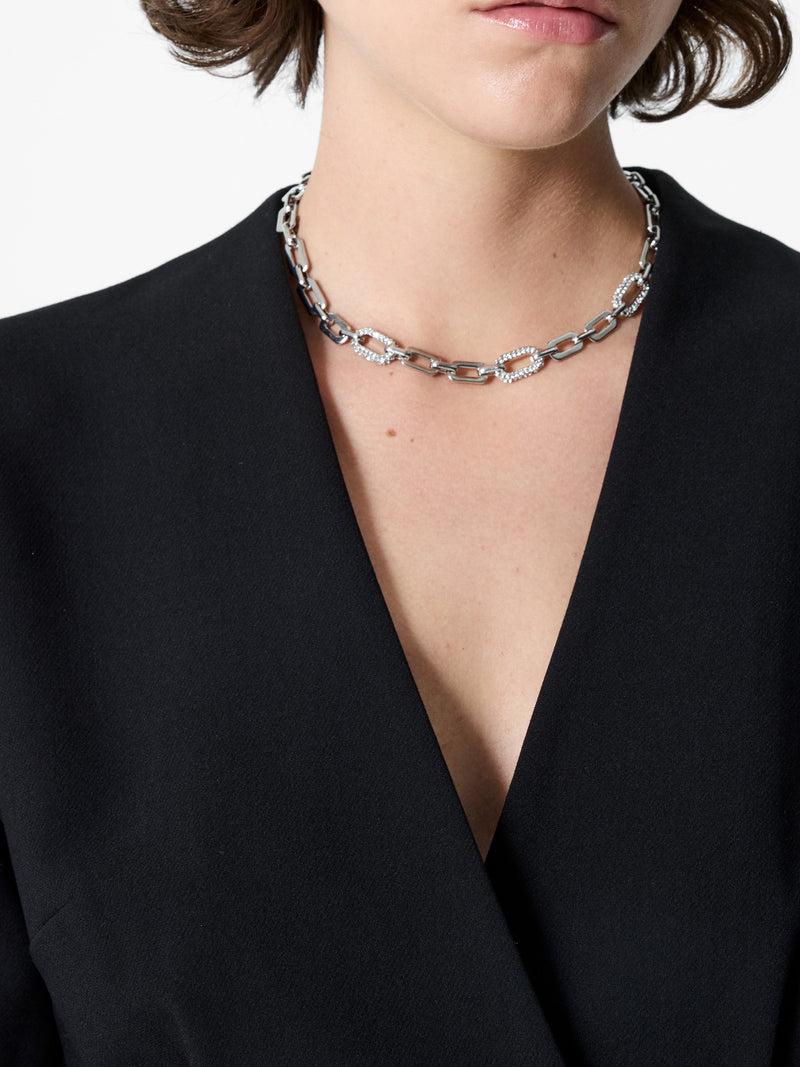 French Connection Azra Twill Banana Sleeve Wrap Dress Black