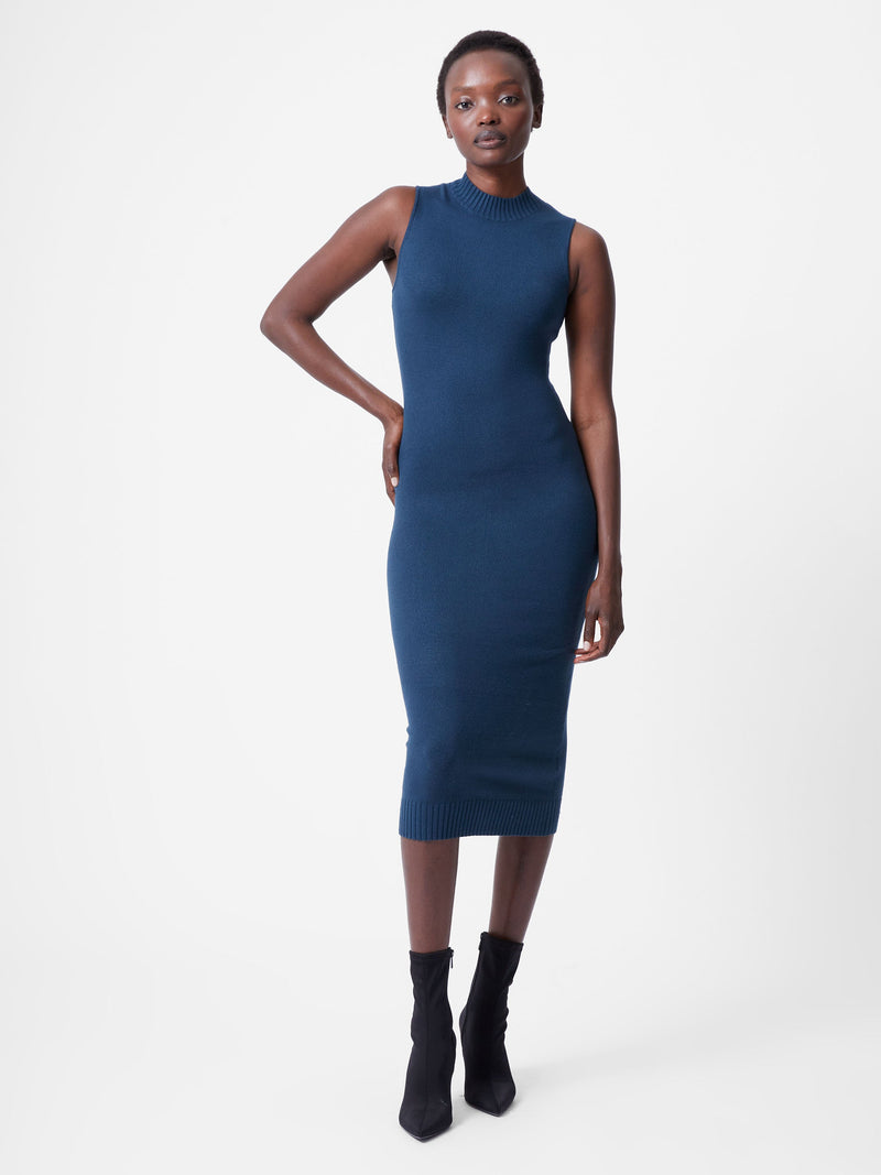 french connection Babysoft Bodycon Midi Dress Deep Teal