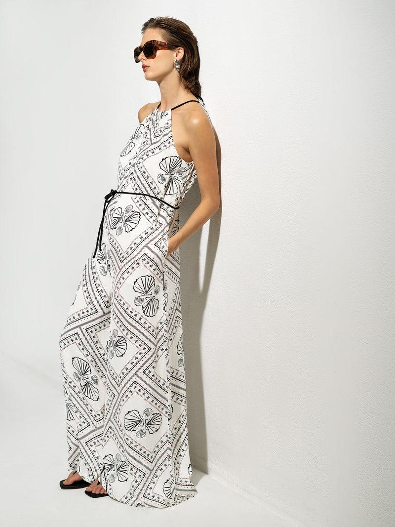 french connection Catherine Damasco Jumpsuit White/Black