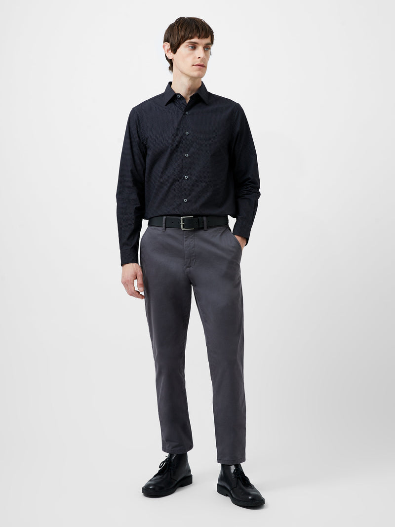 French Connection Classic Collar Printed Shirt Black Print