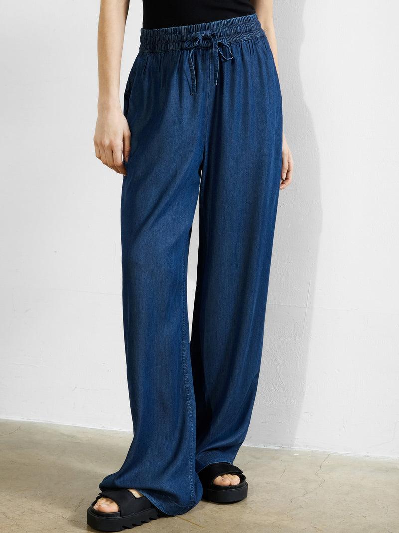 French Connection Collorado Denim Fluid Trousers Vintage