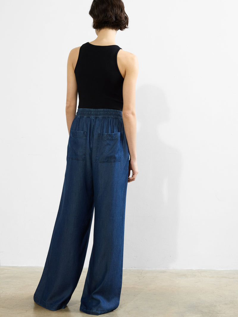 French Connection Collorado Denim Fluid Trousers Vintage