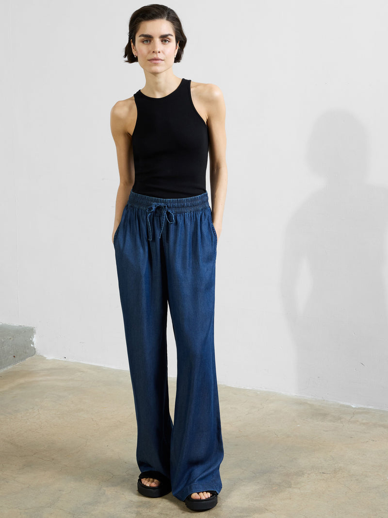 french connection Collorado Denim Fluid Trousers Vintage