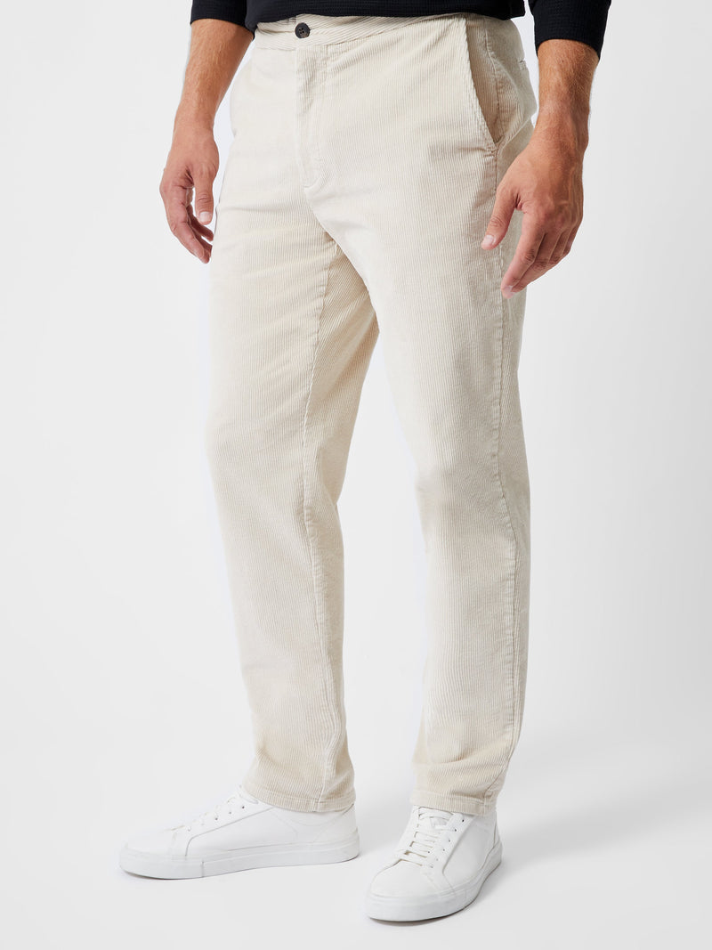 French Connection Corduroy Stretch Band Trouser Stone