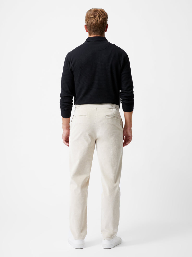 French Connection Corduroy Stretch Band Trouser Stone
