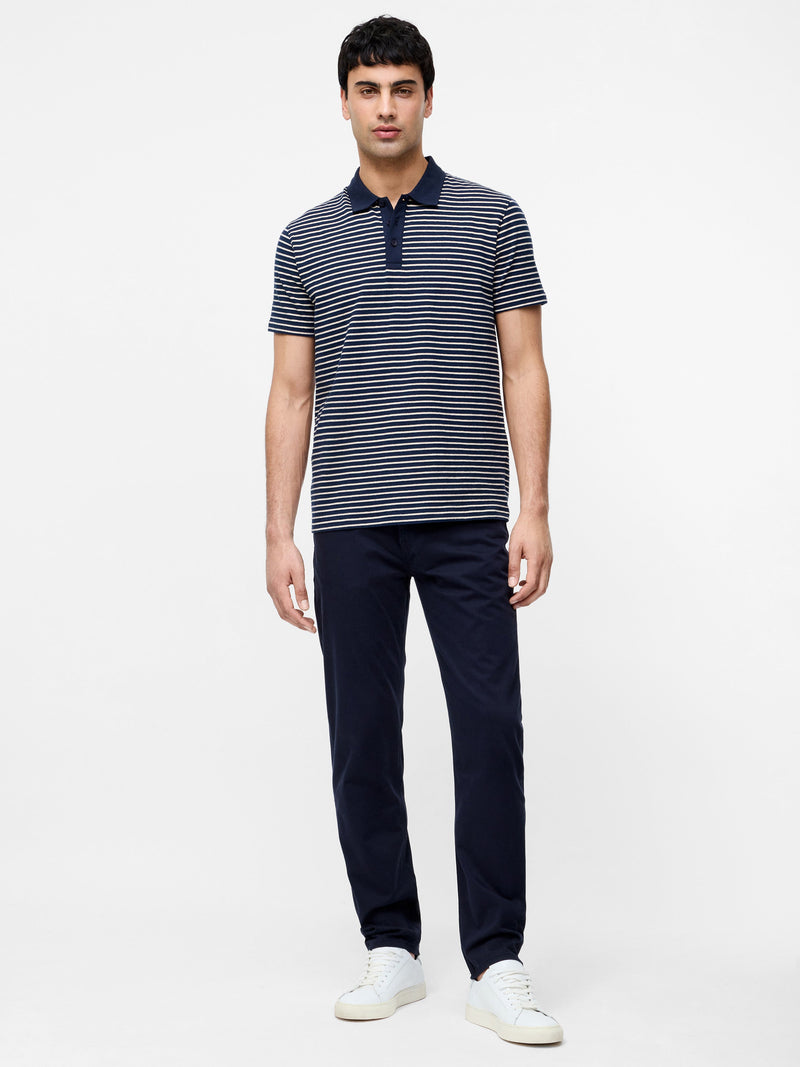 french connection Cotton Stretch 5 Pocket 32 Inch Jeans Navy