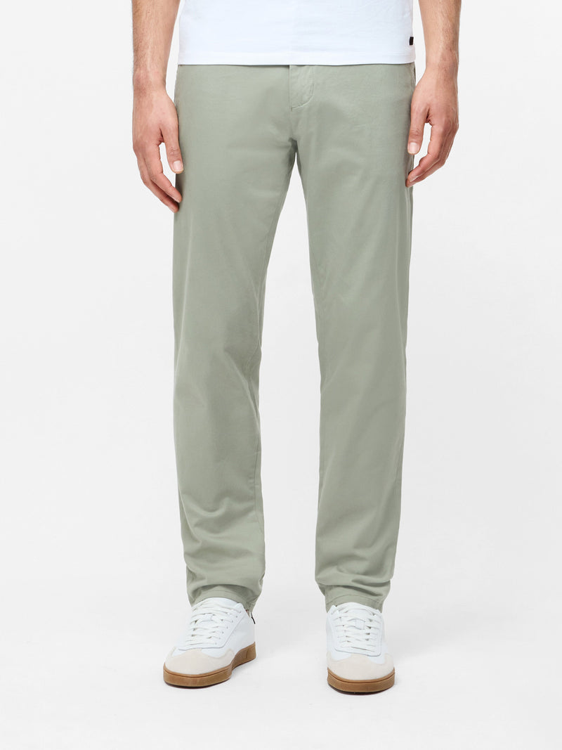 French Connection Cotton Stretch Chino 32 Inch Regular Fit Sage Green 32