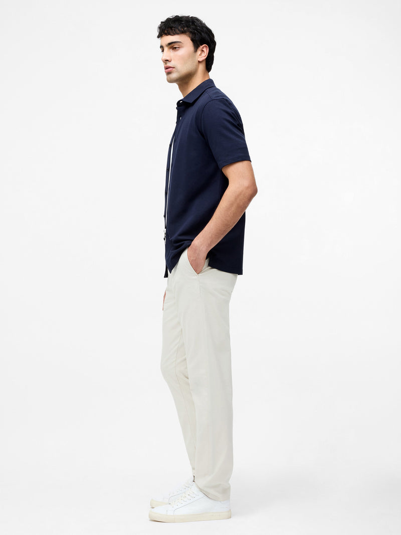 French Connection Cotton Stretch Chino 32 Inch Regular Fit Stone 32