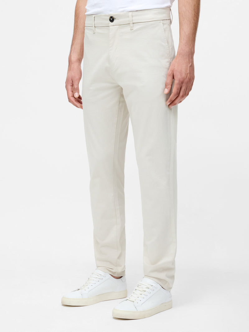 French Connection Cotton Stretch Chino 34 Inch Regular Fit Stone 34