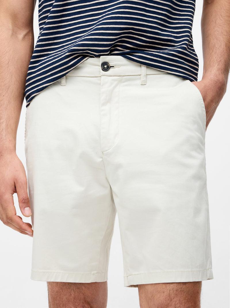 French Connection Cotton Stretch Chino Shorts Stone