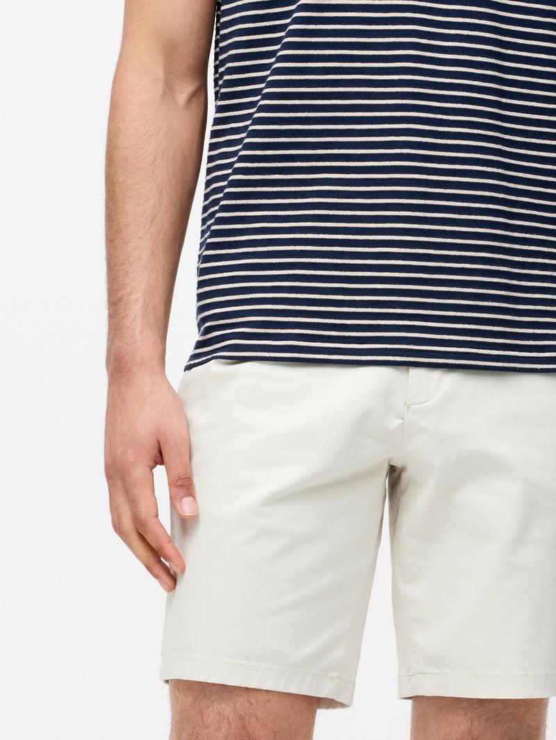 French Connection Cotton Stretch Chino Shorts Stone