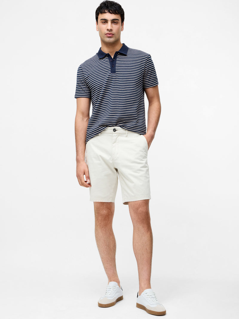 french connection Cotton Stretch Chino Shorts Stone