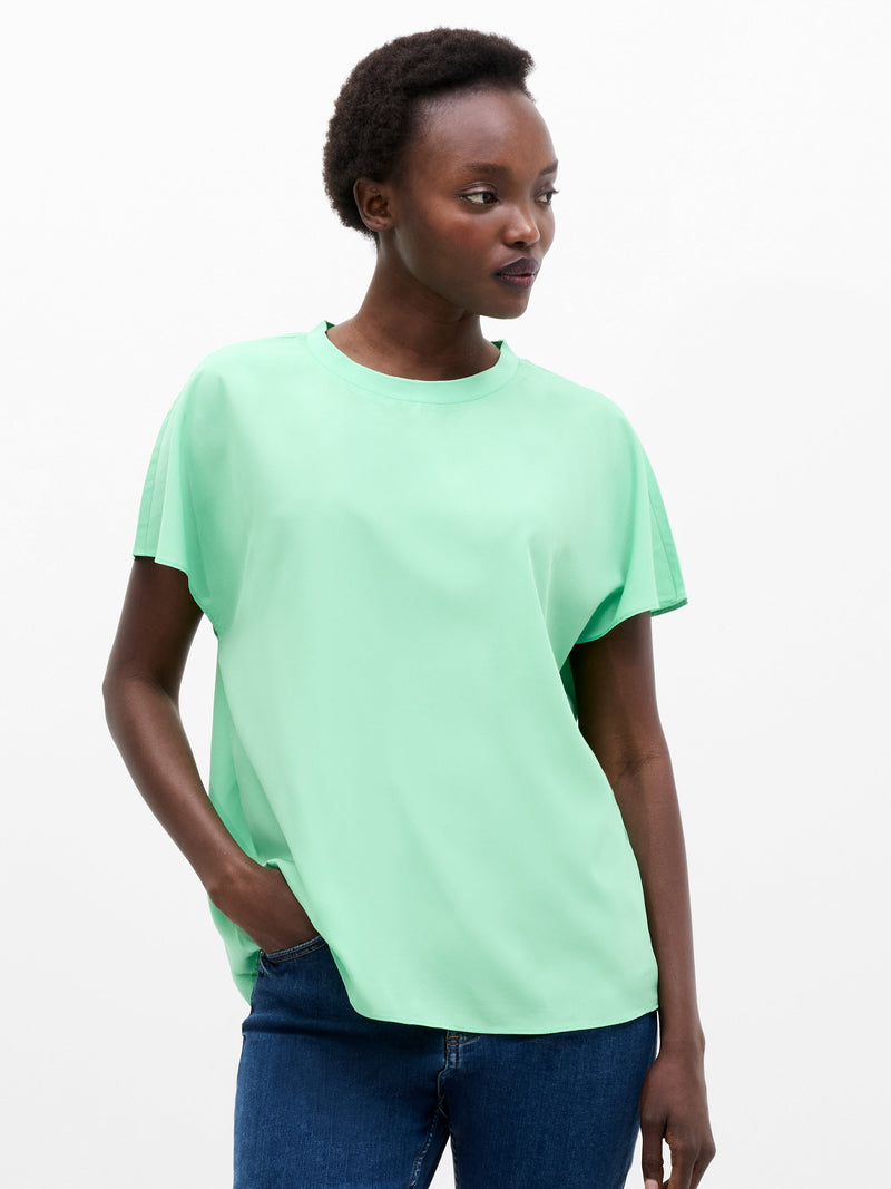 French Connection Crew Neck Short Sleeve T-Shirt Minted Green