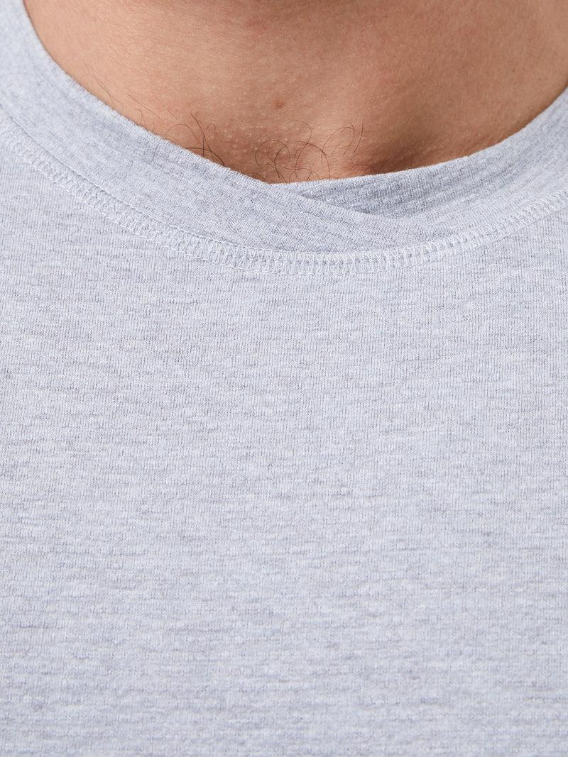 French Connection Crossover Neck Long Sleeve Top Grey